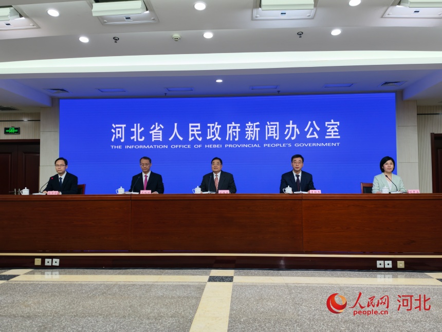 5月19日上午，京津冀协同发展系列主题新闻发布会河北省发展和改革委员会专场现场。人民网记者 朱延生摄