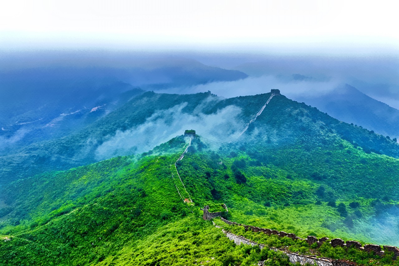 7月1日清晨，遷安長城國家文化公園（大龍廟段）雲海景觀。張澤慧攝