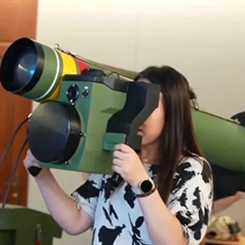 尖兵营地展区玩转8个国防互动体验项目反坦克导弹实射体验