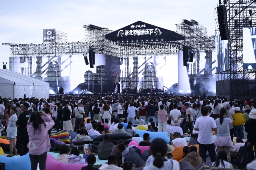 2026张北草原音乐节现场。王英学摄