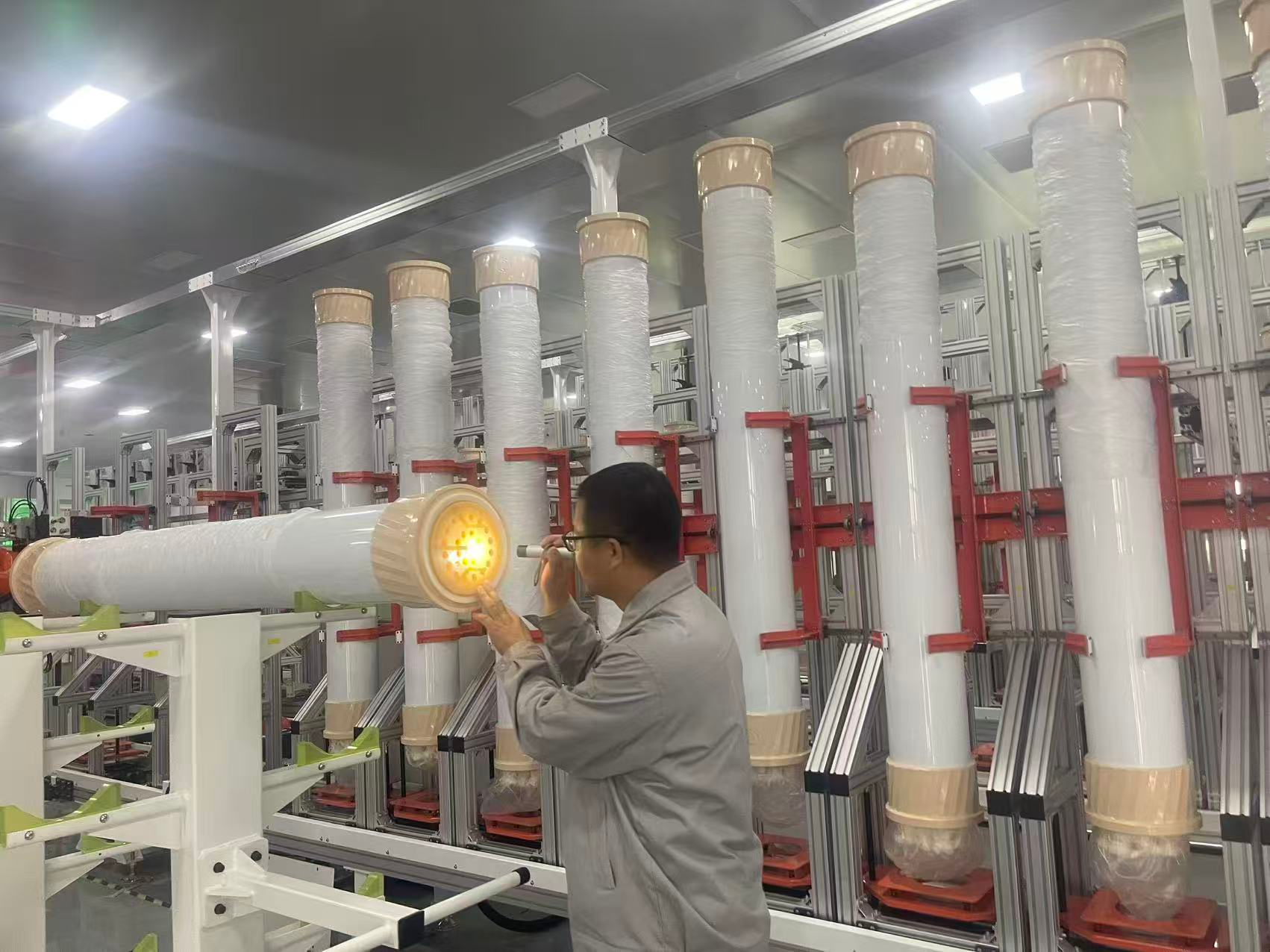 河北津膜新材料科技有限公司新產品陸續下線。武大壯攝