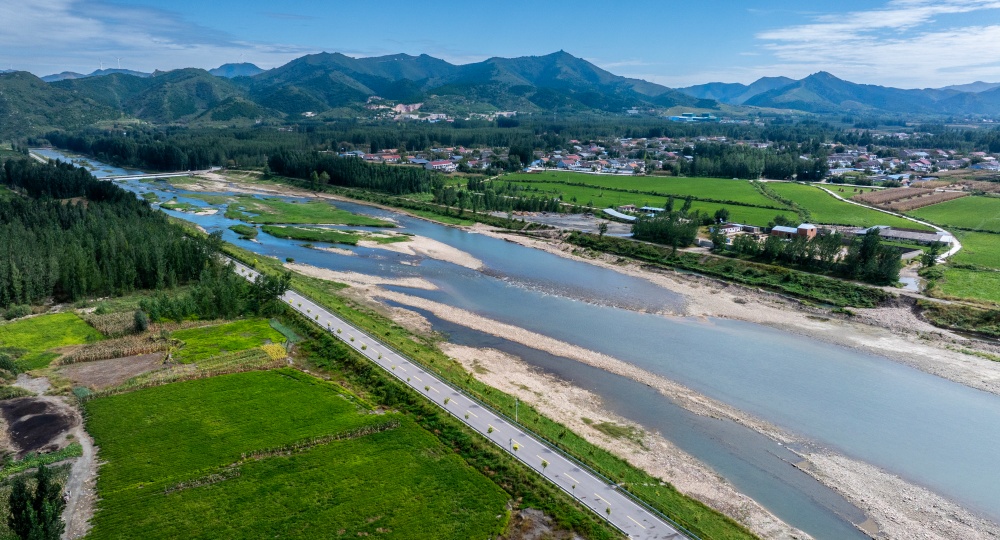 唐山市清水润城项目——青龙河综合治理工程正式完工。李彬摄