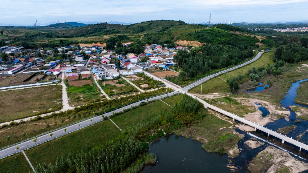 唐山市清水润城项目——青龙河综合治理工程正式完工。李彬摄
