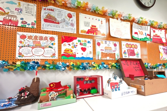 學生作品展示。