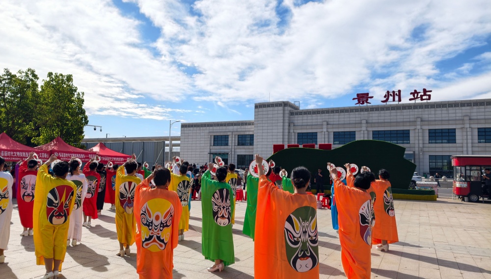 新時代鄉村文化大集系列活動現場。盧新陽攝